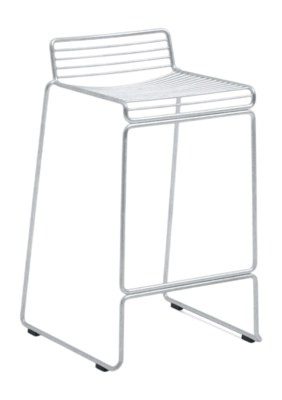 HAY Hee Bar Stool Sled Base H65 Standard Glider Barstoel Hot Galvanised