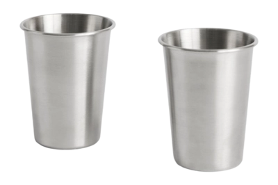 HAY Outdoor Market Steel Cup Beker Small (Set van 2)