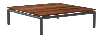Houe Level Bijzettafel Buiten Thermo Ash Grey Coffee Table 81 x 81 cm