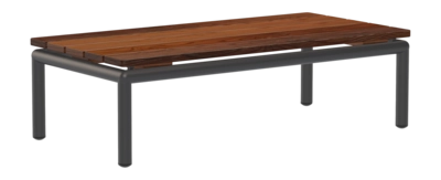 Houe Level Bijzettafel Buiten Side Table Thermo Ash Grey 40 x 81 cm