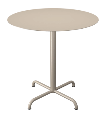 Houe Pico Café Table Bijzettafel Beige Buiten 4 Star Base Ø 74 cm