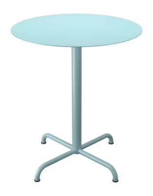 Houe Pico Café Table Bijzettafel Buiten Ice Blue 4 Star Base Ø 64 cm