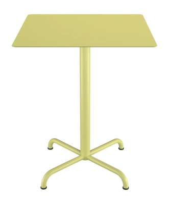 Houe Pico Café Table Bijzettafel Buiten Lemon Zest 4 Star Base 60 x 60 cm