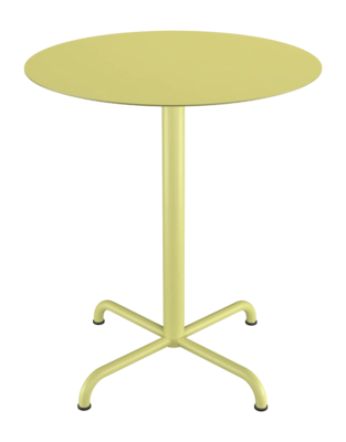 Houe Pico Café Table Bijzettafel Lemon Zest Buiten 4 Star Base Ø 64 cm