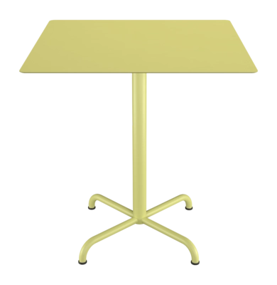 Houe Pico Café Table Bijzettafel Lemon Zest 4 Star Base 70 x 70 cm Buiten