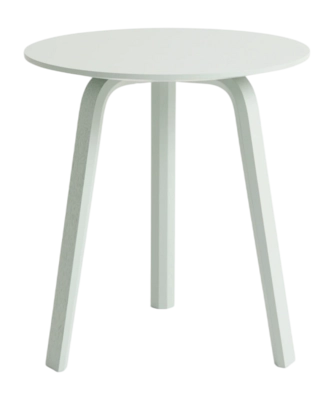 HAY Bella Coffee Bijzettafel Eucalyptus watergedragen gelakt massief eiken tafelblad en poten van fineer Ø45 x H49 cm