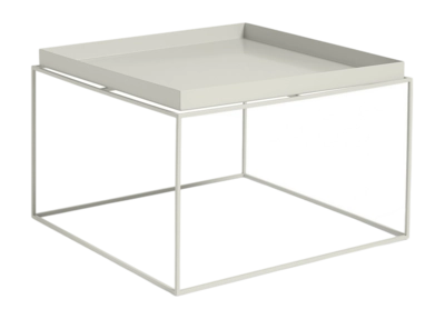 HAY Tray Bijzettafel Warm Grey Coffee L60 x W60 x H39 cm