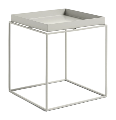 HAY Tray Bijzettafel Warm Grey Medium L40 x W40 x H44 cm