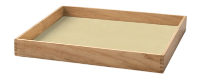 Lind DNA Square S Even Dienblad Lemon Sorbet / Teak Nupo