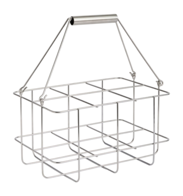HAY Outdoor Market Bottle Carrier Flessendrager Stainless Steel Medium