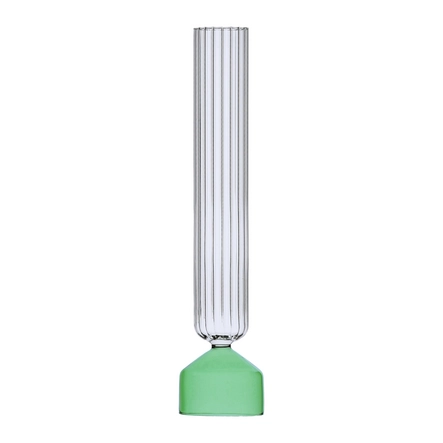 Ichendorf Milano Bouquet Colore Vasi Vaas H 42 cm - Transparant / Groen