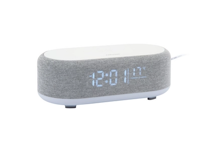 Karlsson - Alarm Clock Vogue w. Phone Charger And Blue Tooth Grijs