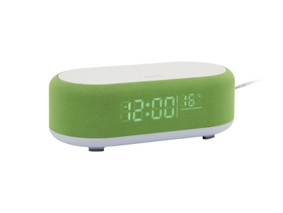 Karlsson - Alarm Clock Vogue w. Phone Charger And Blue Tooth Groen