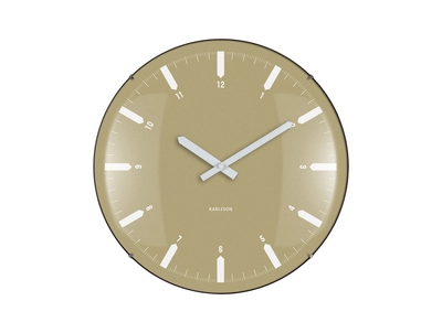 Karlsson - Wall Clock Realista Dome Groen