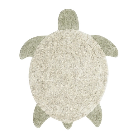 Lorena Canals Sea Wonders Vloerkleed 110 x 130 cm - Sea Turtle