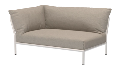 Houe Level 2 Loungeset Module Ash Muted White Corner Left