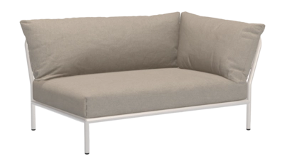 Houe Level 2 Loungeset Module Ash Muted White Rechtse hoek