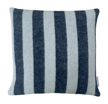 Maison Deux Candy Wrap Kussenhoes Navy / IJsblauw - 50 x 50 cm