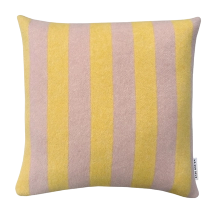 Maison Deux Candy Wrap Kussenhoes Roze / Geel - 50 x 50 cm