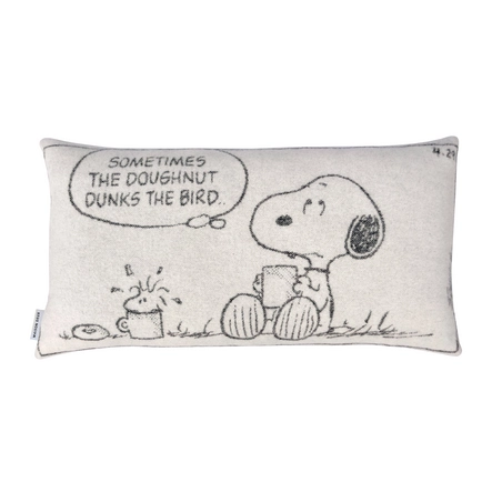 Maison Deux Peanuts Kussenhoes XL Strip Donut - 90 x 50 cm