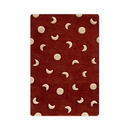 Maison Deux Vloerkleed Manen Brick Red S - 80 x 120 cm