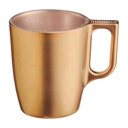 Luminarc Flashy Mug Mok Neo Gold 250 ml (Set van 6)