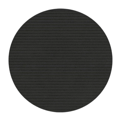 Lind DNA Glass Mat Circle Corduroy Onderzetter Black Ink Nupo (Set van 4)