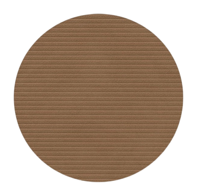 Lind DNA Glass Mat Circle Corduroy Onderzetter Brown Nupo Set van 4