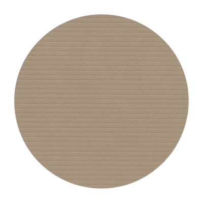 Lind DNA Glass Mat Circle Corduroy Nupo Onderzetter Clay Brown (Set van 4)