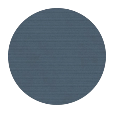 Lind DNA Glass Mat Circle Corduroy Onderzetter Dark Blue Nupo Set van 4