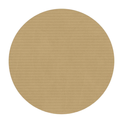 Lind DNA Glass Mat Circle Corduroy Onderzetter Khaki Nupo (Set van 4)