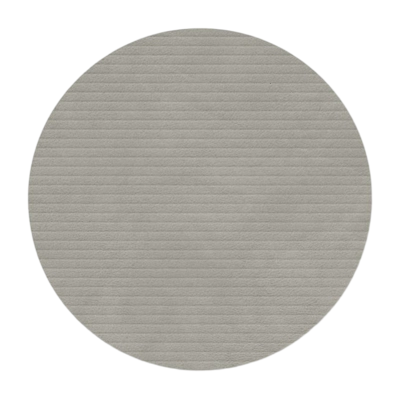 Lind DNA Glass Mat Circle Corduroy Onderzetter Light Grey Nupo (Set van 4)