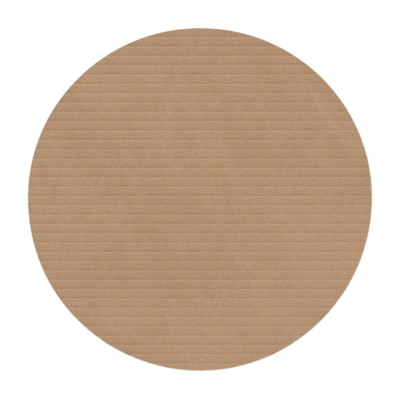 Lind DNA Glass Mat Circle Corduroy Onderzetter Nougat Nupo (Set van 4)