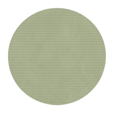 Lind DNA Glass Mat Circle Corduroy Onderzetter Olive Green Nupo (Set van 4)