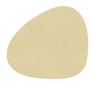Lind DNA Glass Mat Curve Onderzetter Lemon Sorbet Nupo (Set van 4)