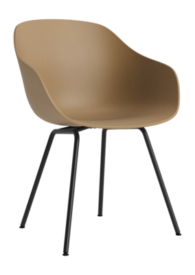 HAY AAC226 Stoel Clay 2.0 Black Powder Coated Steel Base Standard Glider Shell