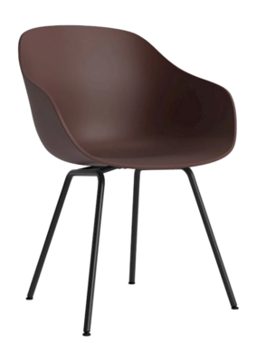 HAY AAC226 Stoel Raisin Black Powder Coated Steel Base Standard Glider 2.0 Shell