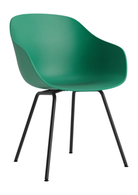 HAY AAC Stoel Teal Green AAC226 Black Powder Coated Steel Base Standard Glider 2.0 Shell