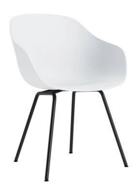 HAY AAC226 Stoel White Black Powder Coated Steel Base Standard Glider 2.0 Shell