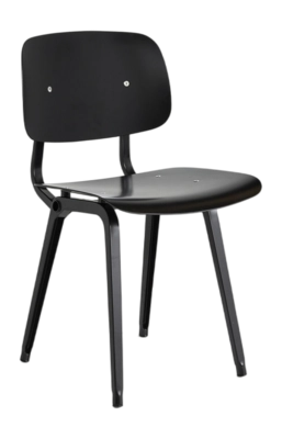 HAY Revolt Stoel Black Powder Coated Steel Base Standard Glider 3.0
