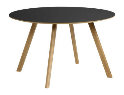 HAY CPH25 Tafel Black eiken frame met watergedragen lak 120 x H74 cm