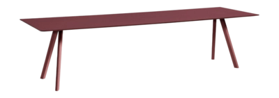 HAY CPH30 Tafel Bordeaux Burgundy Water-Based Lacquered Oak Frame L300 x W90 x H74 cm