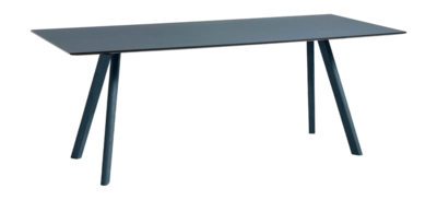HAY CPH30 Tafel Smokey Blue Deep Blue Water-Based Lacquered Oak Frame L200 x W90 x H74 cm