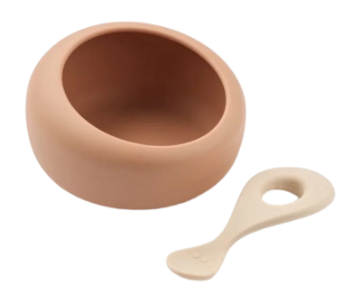 Liewood Sparia Bowl With Spoon Tafelset Tuscany Rose / Apple Blossom Kids