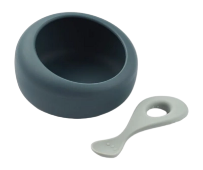 Liewood Sparia Bowl With Spoon Tafelset Whale Blue / Dove Blue Kids