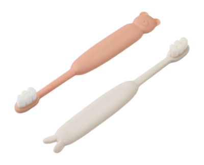 Liewood Fabio Classic Toddler Toothbrush Tandenborstel Jongens en meisjes Pale Tuscany / Sandy Kids (Set van 2)