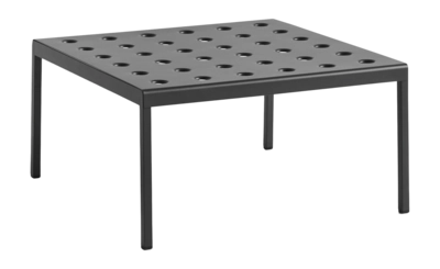 HAY Balcony Tuintafel Anthracite Low Table Powder Coated Steel (75 x 76 x 39 cm)
