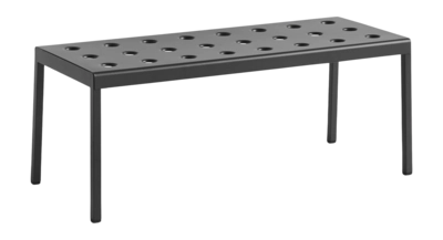 HAY Balcony Tuintafel Anthracite Low Table Powder Coated Steel (96,5 x 41 x 39 cm)