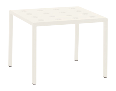 HAY Balcony Tuintafel Chalk Beige Low Table Powder Coated Steel (50 x 51,5 x 39 cm)
