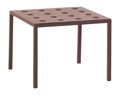 HAY Balcony Tuintafel Iron Red Low Table Powder Coated Steel (50 x 51,5 x 39 cm)